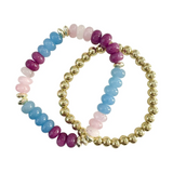 Jamie Bracelet Set - Dark Pink