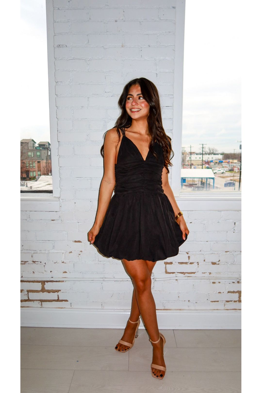 Mila Double Tie Bubble Mini Dress - Keepsake