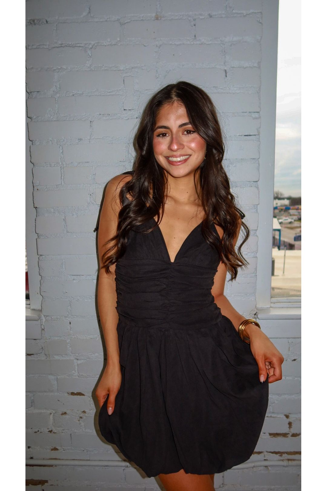 Mila Double Tie Bubble Mini Dress - Keepsake