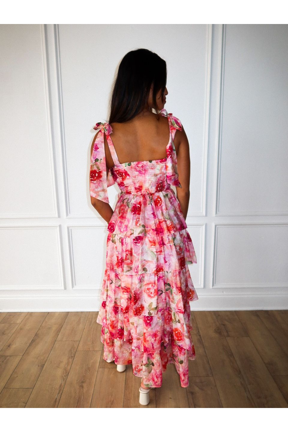Petal Crush Tiered Midi Dress - Keepsake