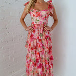 Petal Crush Tiered Midi Dress - Keepsake