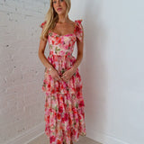 Petal Crush Tiered Midi Dress - Keepsake