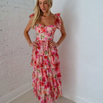 Petal Crush Tiered Midi Dress - Keepsake