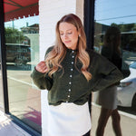 Piper Cardigan - Hunter Green - Keepsake