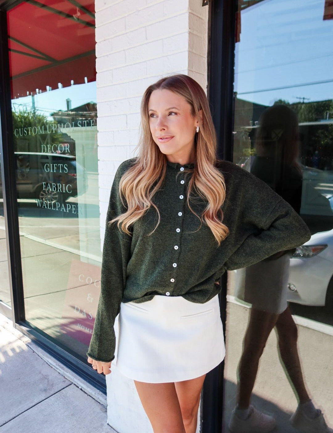 Piper Cardigan - Hunter Green - Keepsake