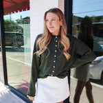Piper Cardigan - Hunter Green - Keepsake