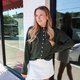 Piper Cardigan - Hunter Green - Keepsake