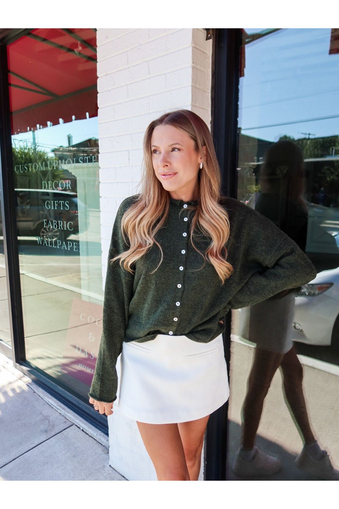 Piper Cardigan - Hunter Green - Keepsake