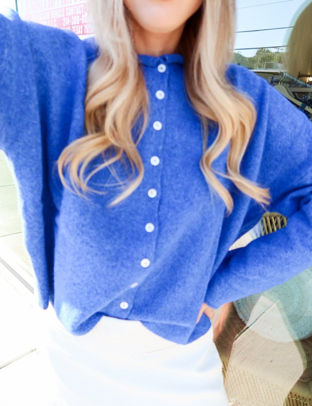 Piper Cardigan - Royal Blue - Keepsake