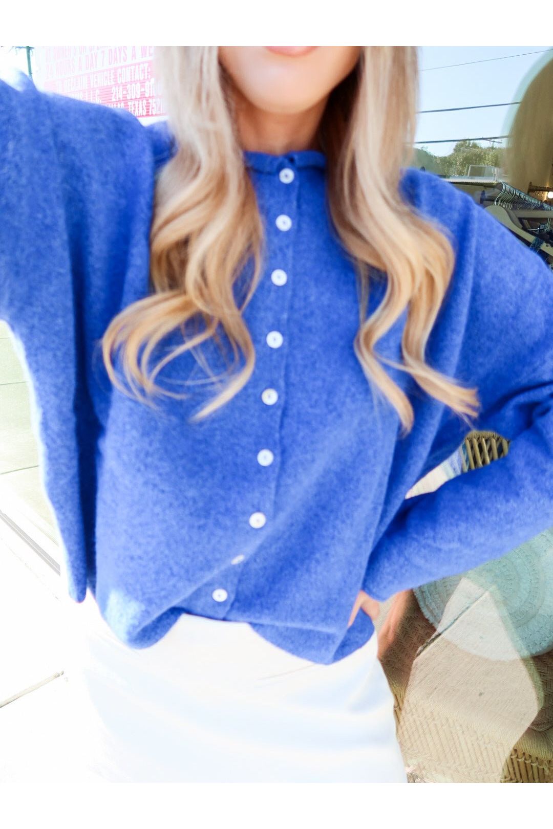 Piper Cardigan - Royal Blue - Keepsake