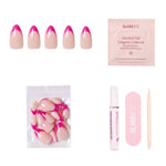 Press On Nails: Raspberry Sorbet - Keepsake