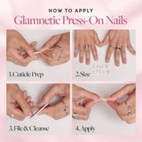 Press On Nails: Raspberry Sorbet - Keepsake
