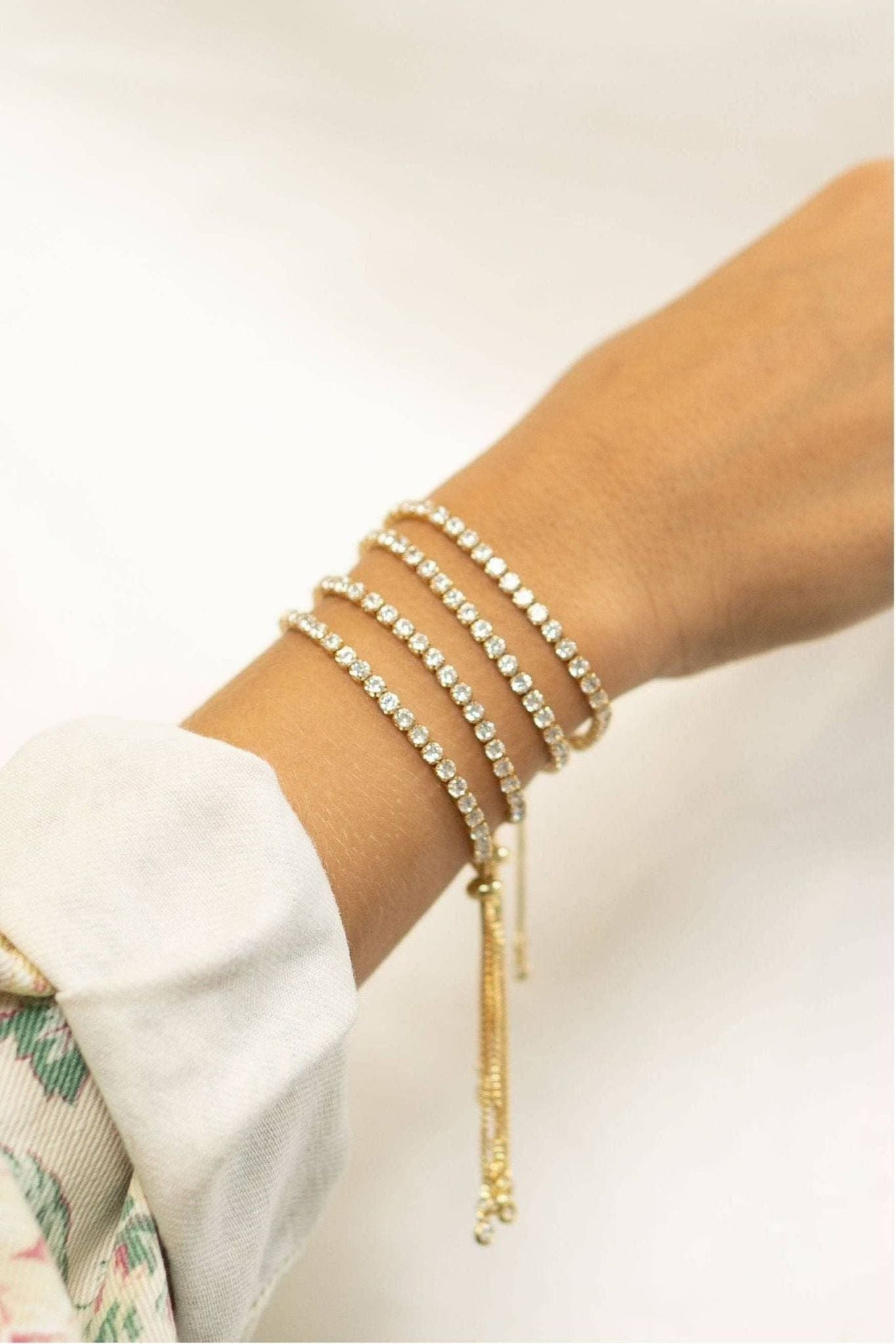 Pull Tie Tennis Bracelet - Keepsake