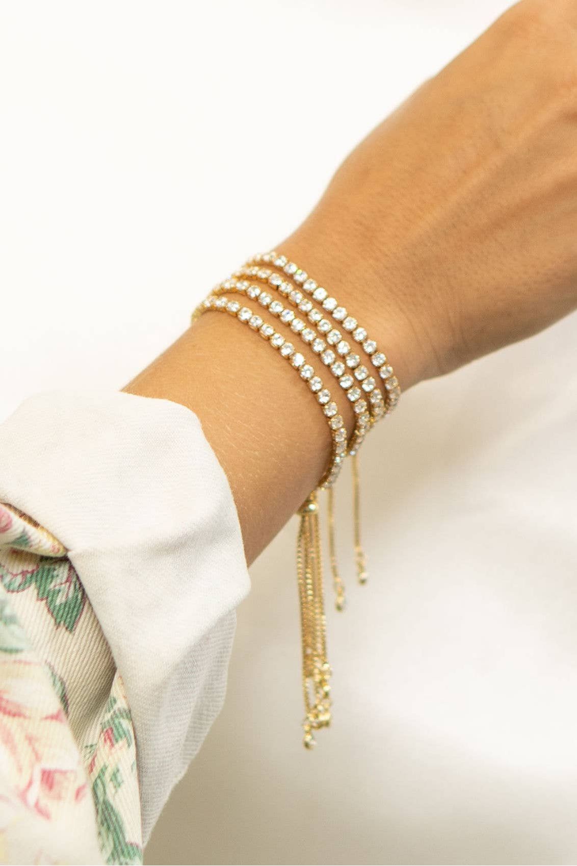 Pull Tie Tennis Bracelet - Keepsake