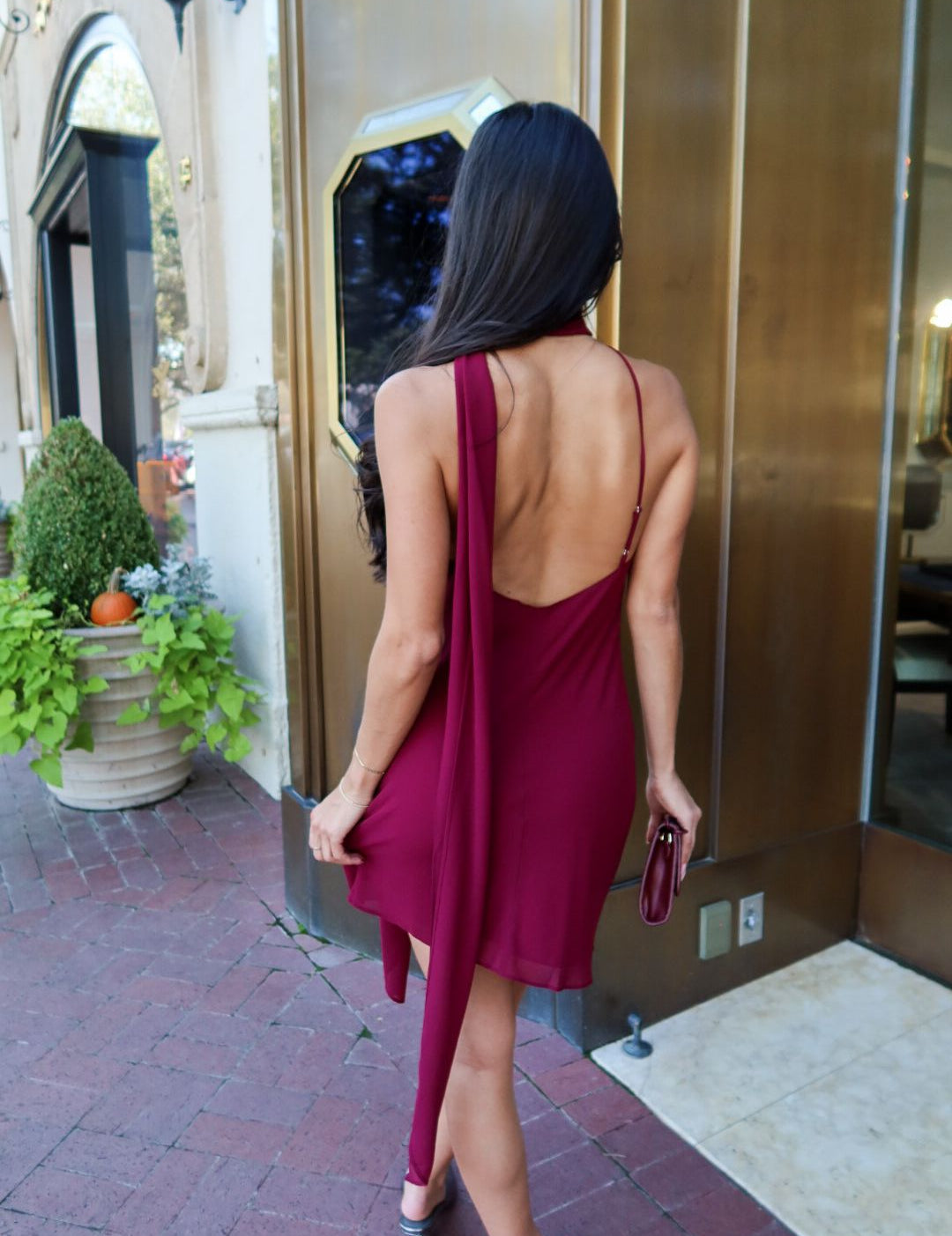 Scarfed Away Mini - Burgundy - Keepsake