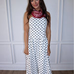 Spot On Strapless Midi Dress - Keepsake