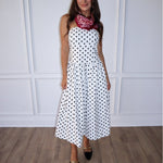Spot On Strapless Midi Dress - Keepsake