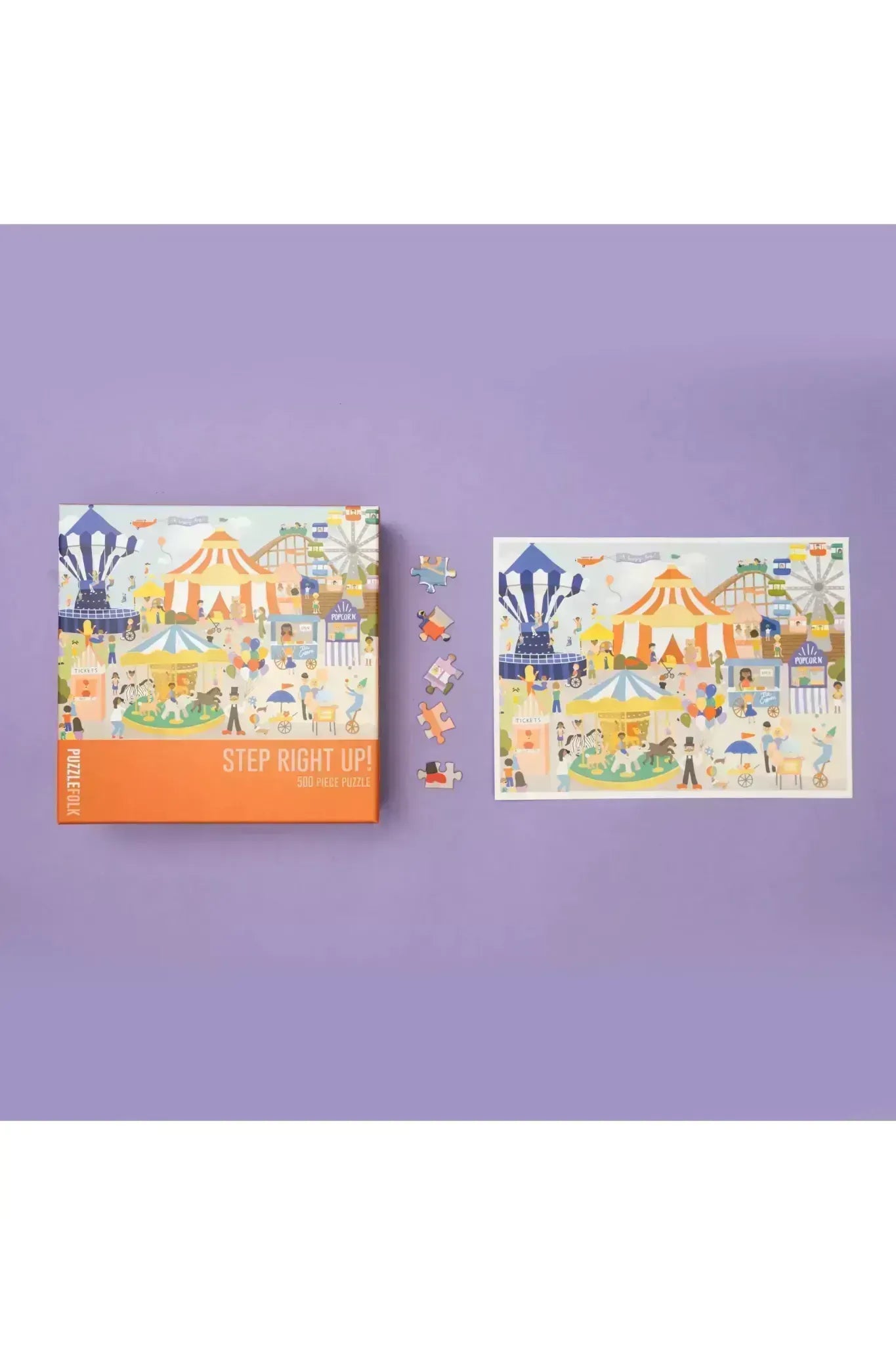 Step Right Up! 500 Piece Circus Puzzle - Keepsake