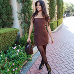 Strut In Style Romper - Brown - Keepsake