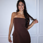 Strut In Style Romper - Brown (PREORDER) - Keepsake