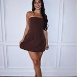 Strut In Style Romper - Brown (PREORDER) - Keepsake