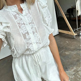 Sugarfield Lace Romper - Keepsake