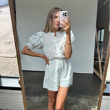 Sugarfield Lace Romper - Keepsake