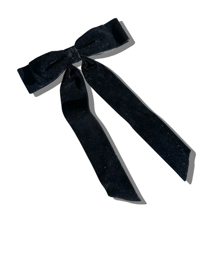 The Perfect Velvet Bow Barrette - Keepsake