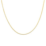 Waterproof Gold Micro Herringbone Necklace - Keepsake
